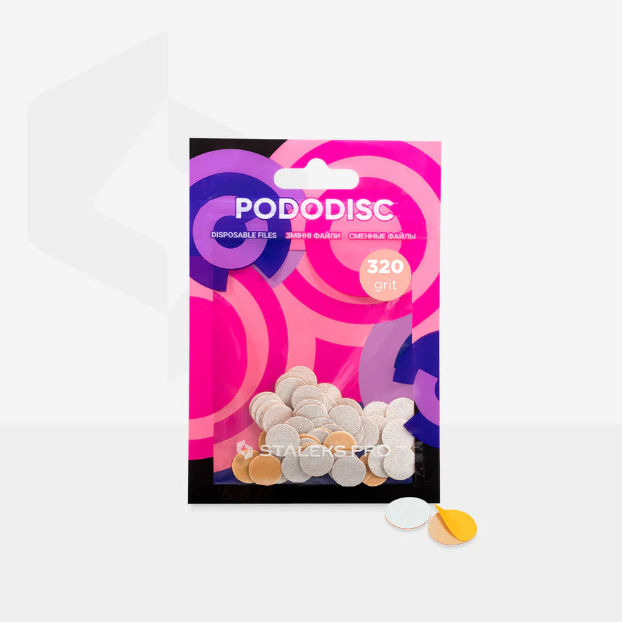 White Refill Pads – Pododisc Staleks Pro XS (50 pcs)
