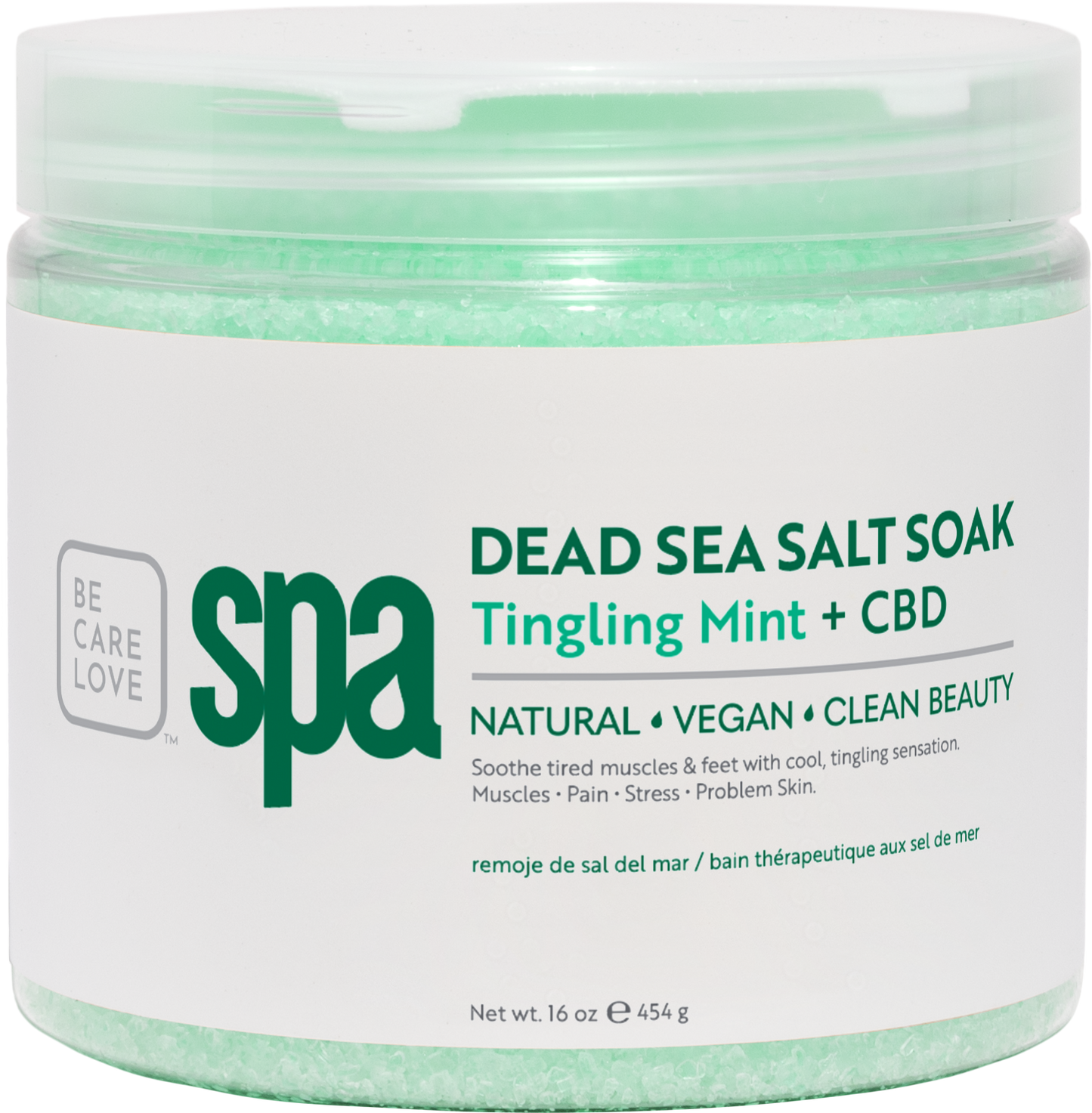 SALT SOAK TINGLING MINT & CBD