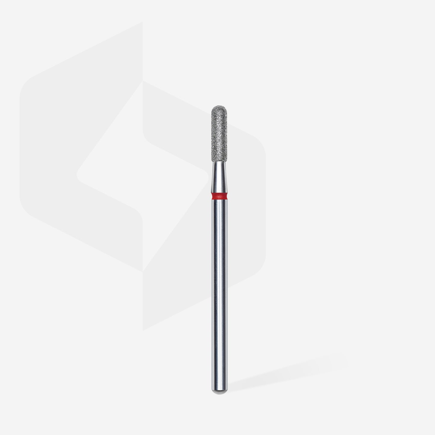 Staleks Diamond nail drill bit rounded cylinder red EXPERT head diameter 2,3 mm / working part 8 mm