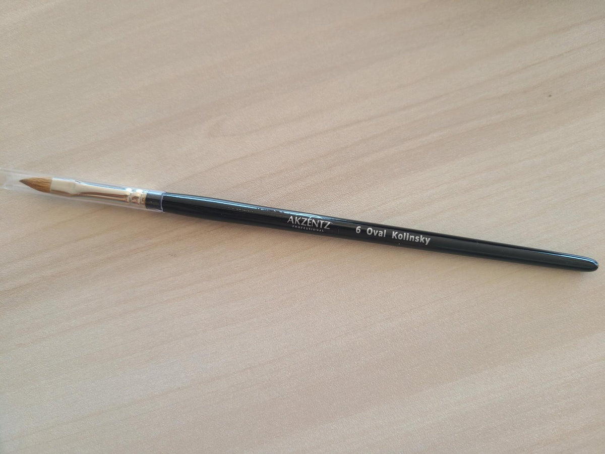 Gel Art Brush 6 Oval Kolinsky - SPECIAL ORDER