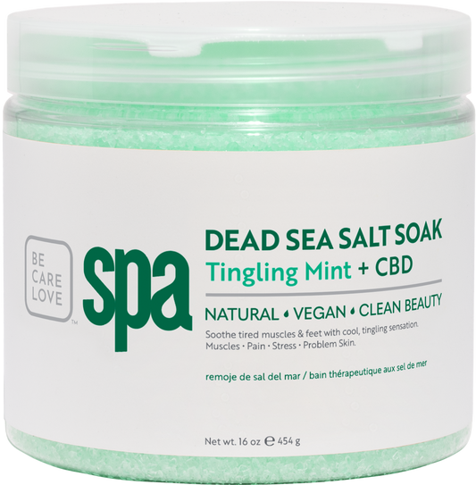 SALT SOAK TINGLING MINT & CBD