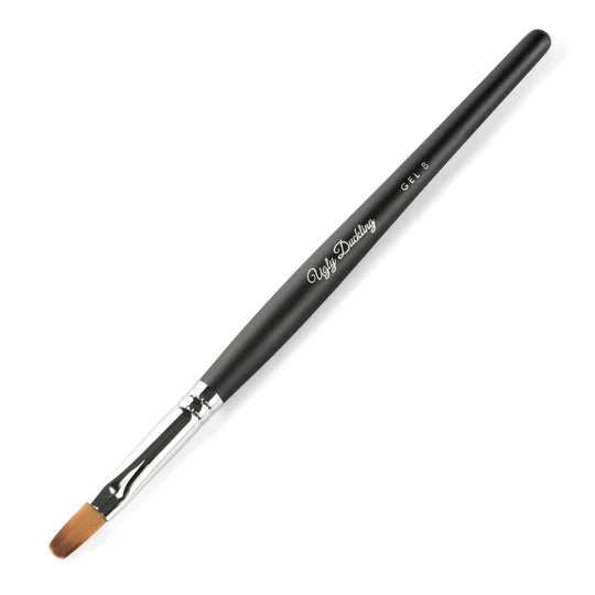 GEL BRUSH - MATTE BLACK WOOD HANDLE