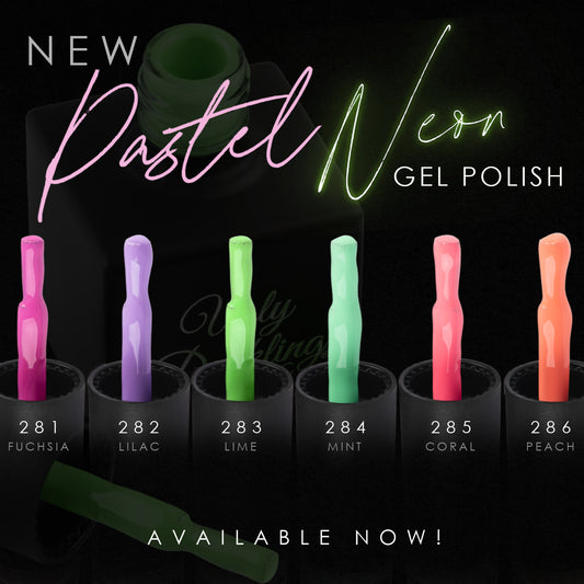 Pastel neon collection' - GEL POLISH 6pk DEAL