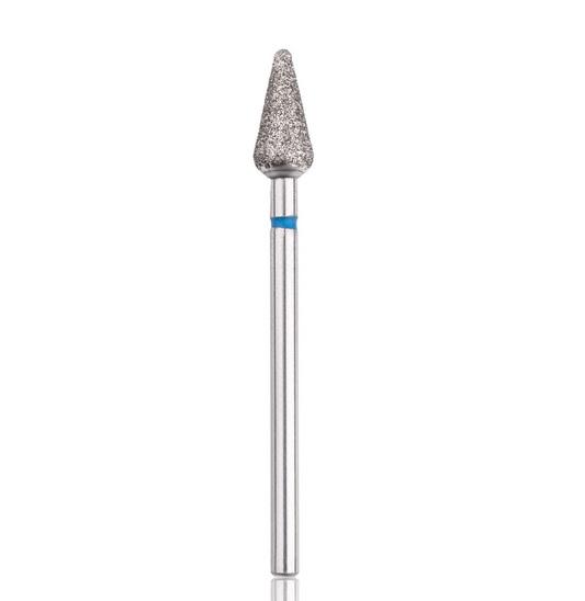 Diamond bur "rounded cone" blue - L 12.0mm. 05.0 mm