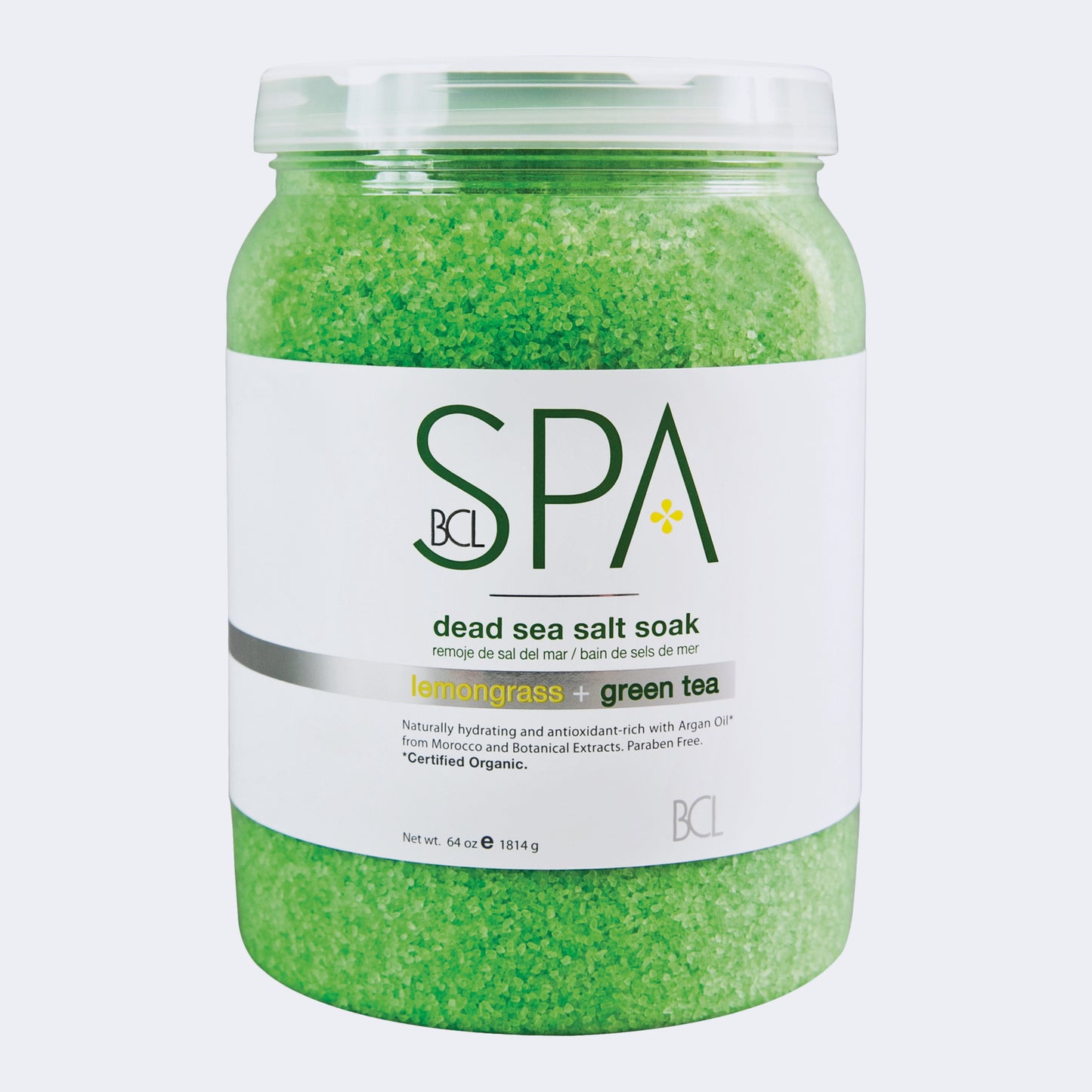 LEMONGRASS & GREEN TEA DEAD SEA SALT SOAK ( PURIFYING & ANTIOXIDANT-RICH )