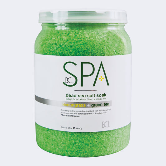 LEMONGRASS & GREEN TEA DEAD SEA SALT SOAK ( PURIFYING & ANTIOXIDANT-RICH )