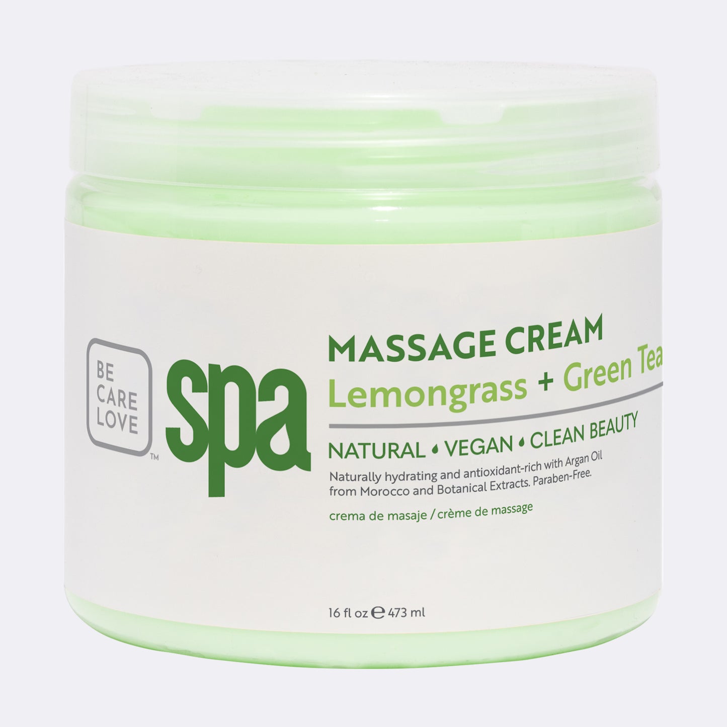 MASSAGE CREAM LEMONGRASS + GREEN TEA