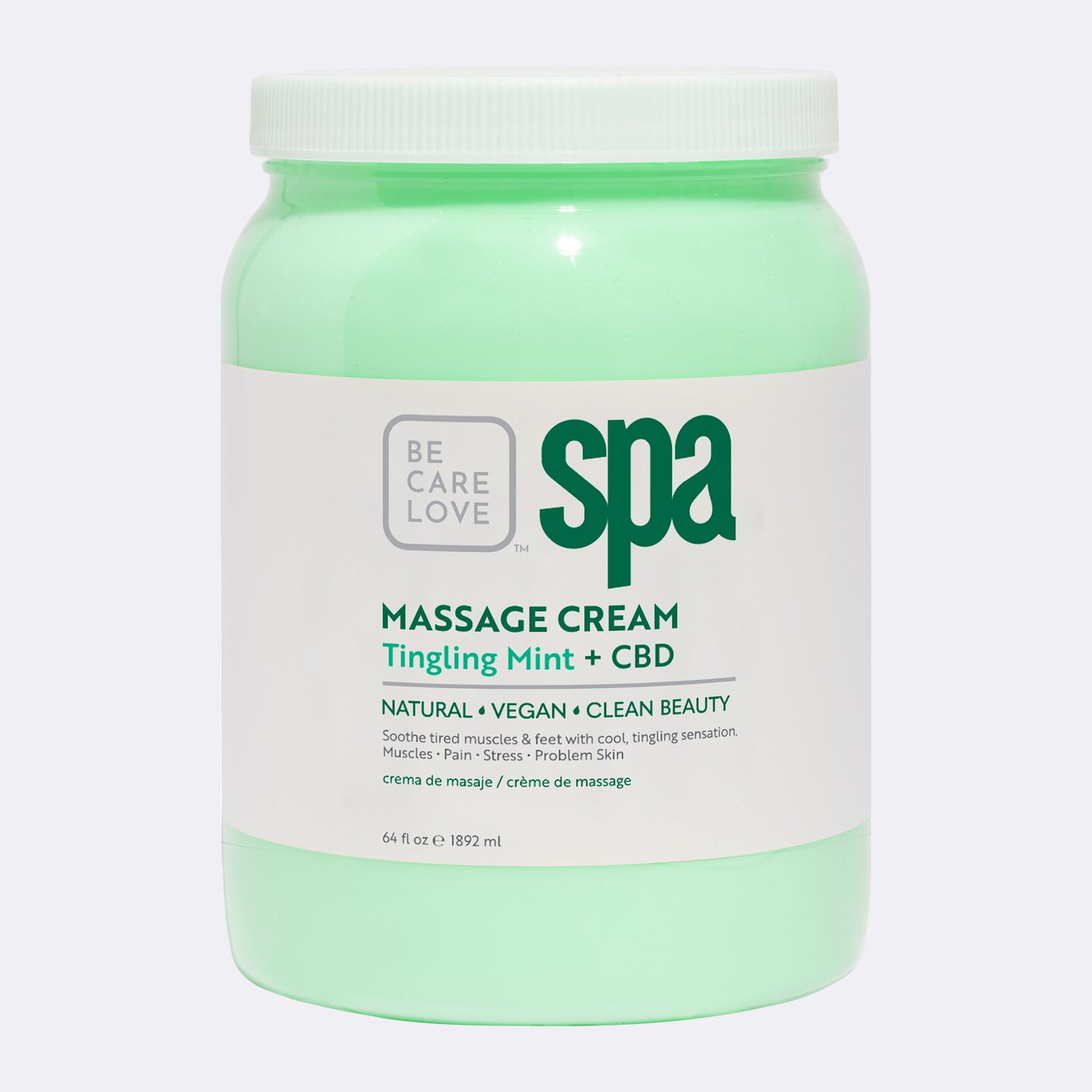 MASSAGE CREAM TINGLING MINT + CBD