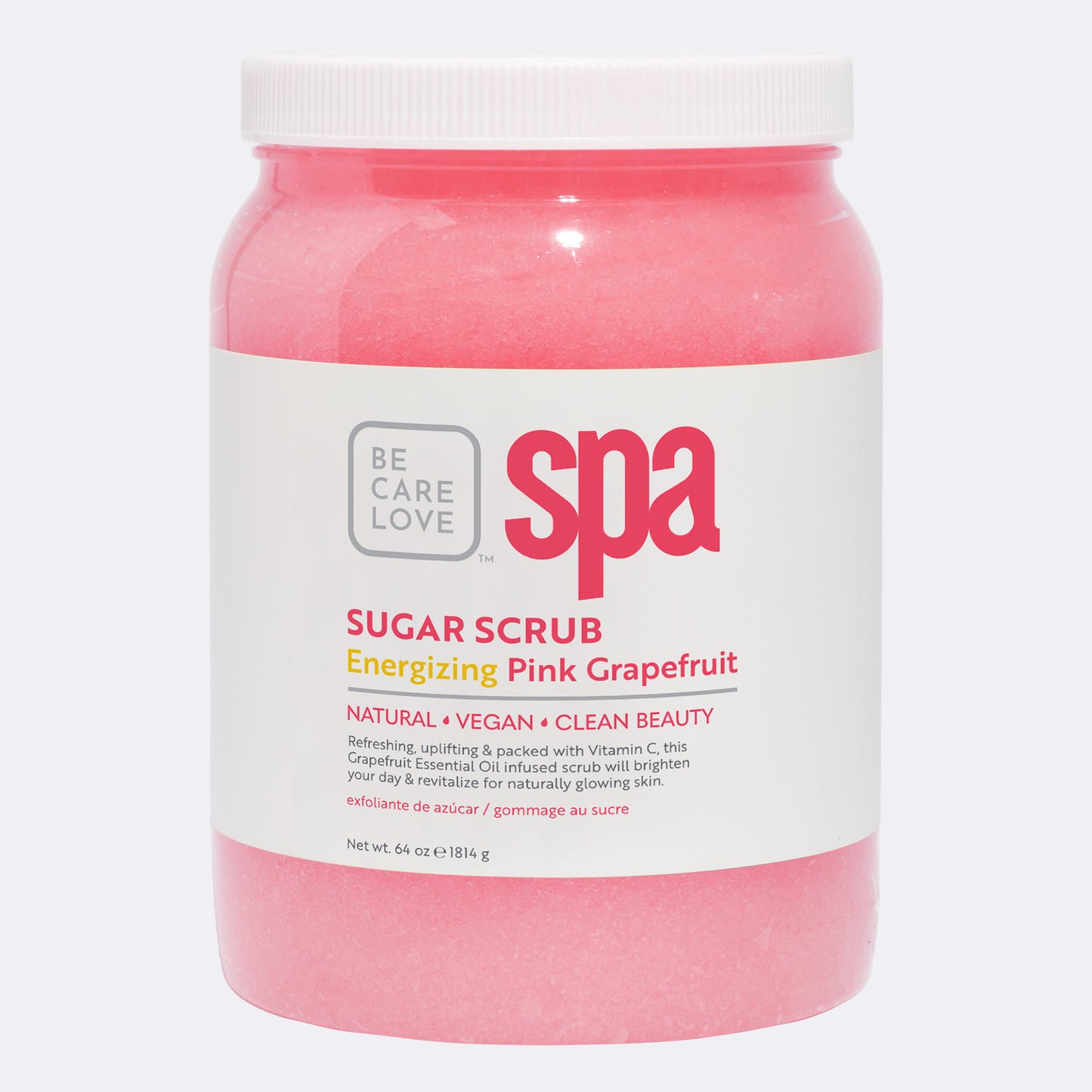 SUGAR SCRUB (64 OZ.) ENERGIZING PINK GRAPEFRUIT