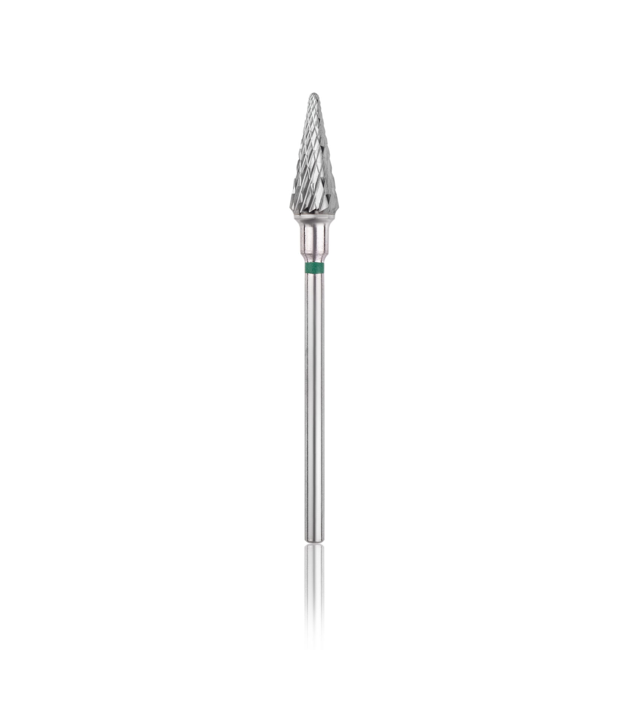 Tungsten carbide bur "corn", L-14,0 mm, 06.0 m, 1pc GREEN, 640301, #59