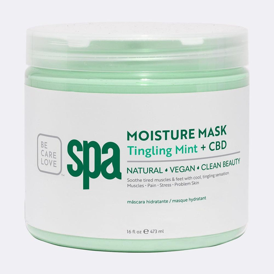 MOISTURE MASK TINGLING MINT & CBD