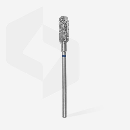 Carbide nail drill bit, rounded “cylinder”, blue, head diameter 5 mm/ working part 13 mm
