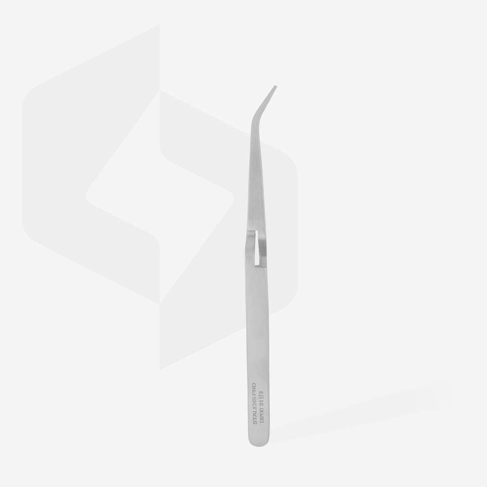 Reverse аction tweezers for nail art EXPERT 31 TYPE 2