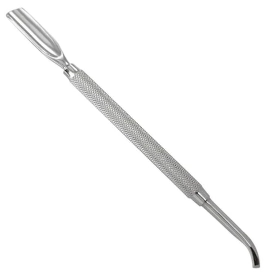 Akzentz Metal Cuticle Pusher - Spoon Head-curve angle