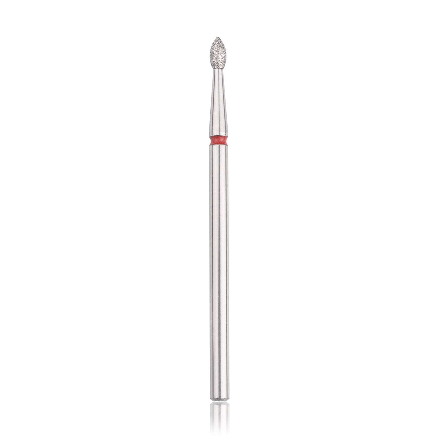 Diamond bur "flame" small red, L-4.0mm, 02.1mm, 641599 #12